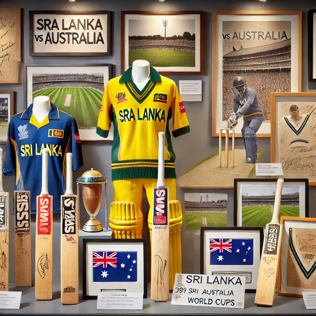 3. Cricket Memorabilia Exhibition – A showcase of signed bats, jerseys, and match tickets from Sri Lanka vs Australia encounters.